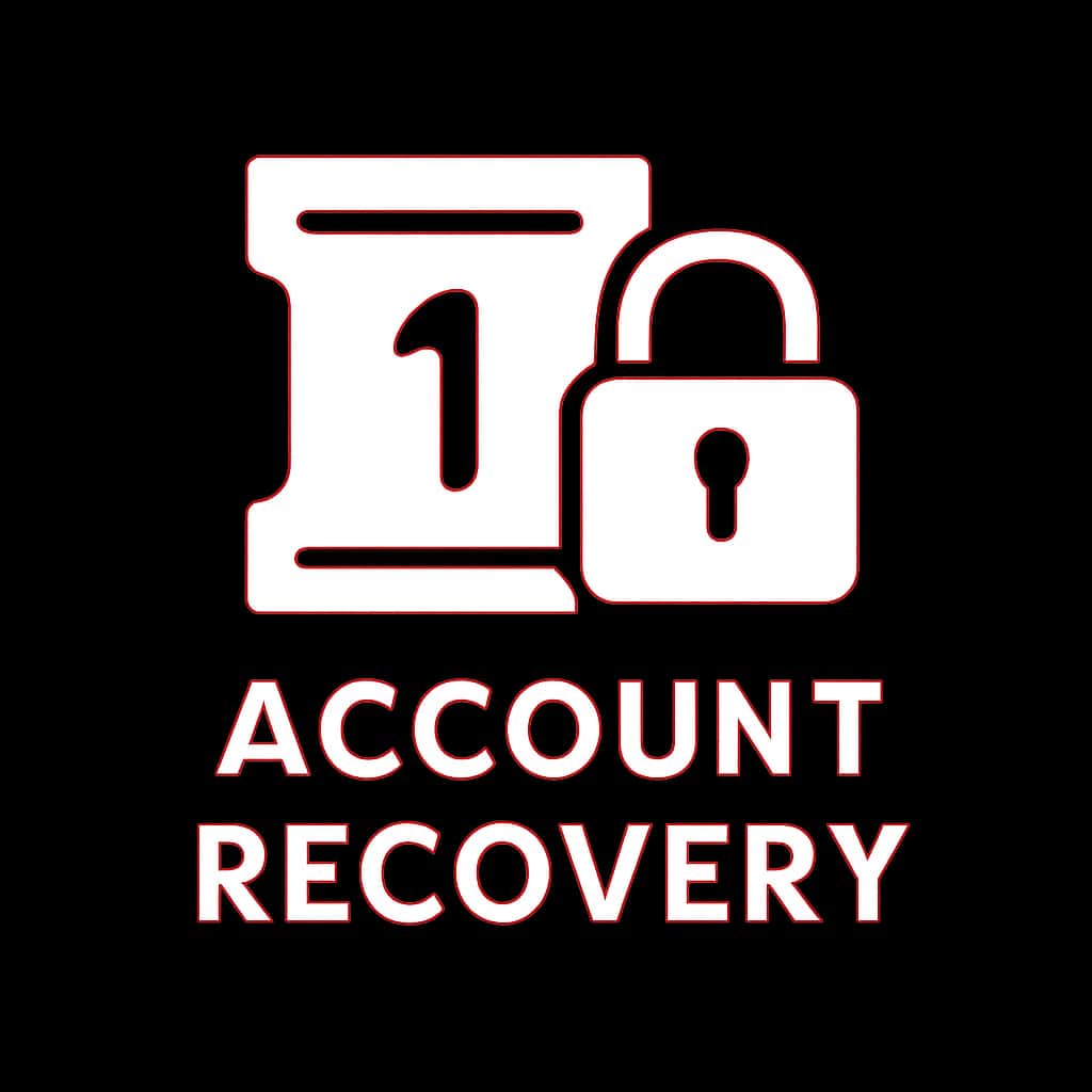 Icon representing 1 Lottery Account Recovery.