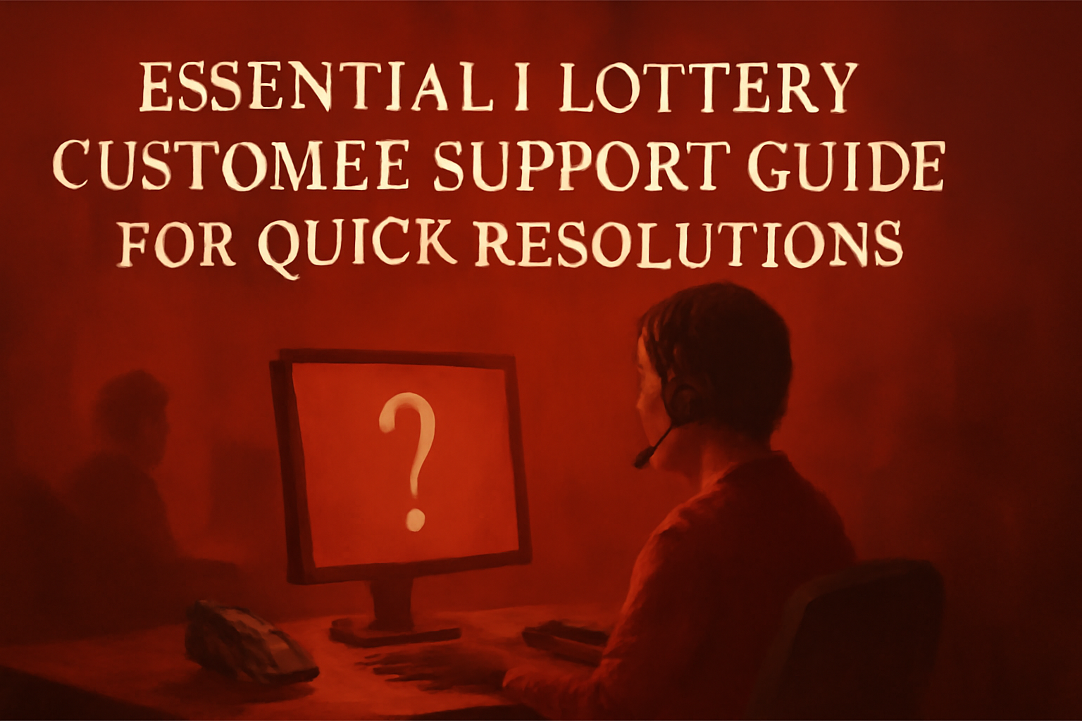 Informative scene illustrating the 1 Lottery Verification Steps.