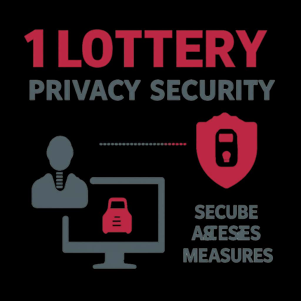 An educational diagram on secure access for 1 Lottery.