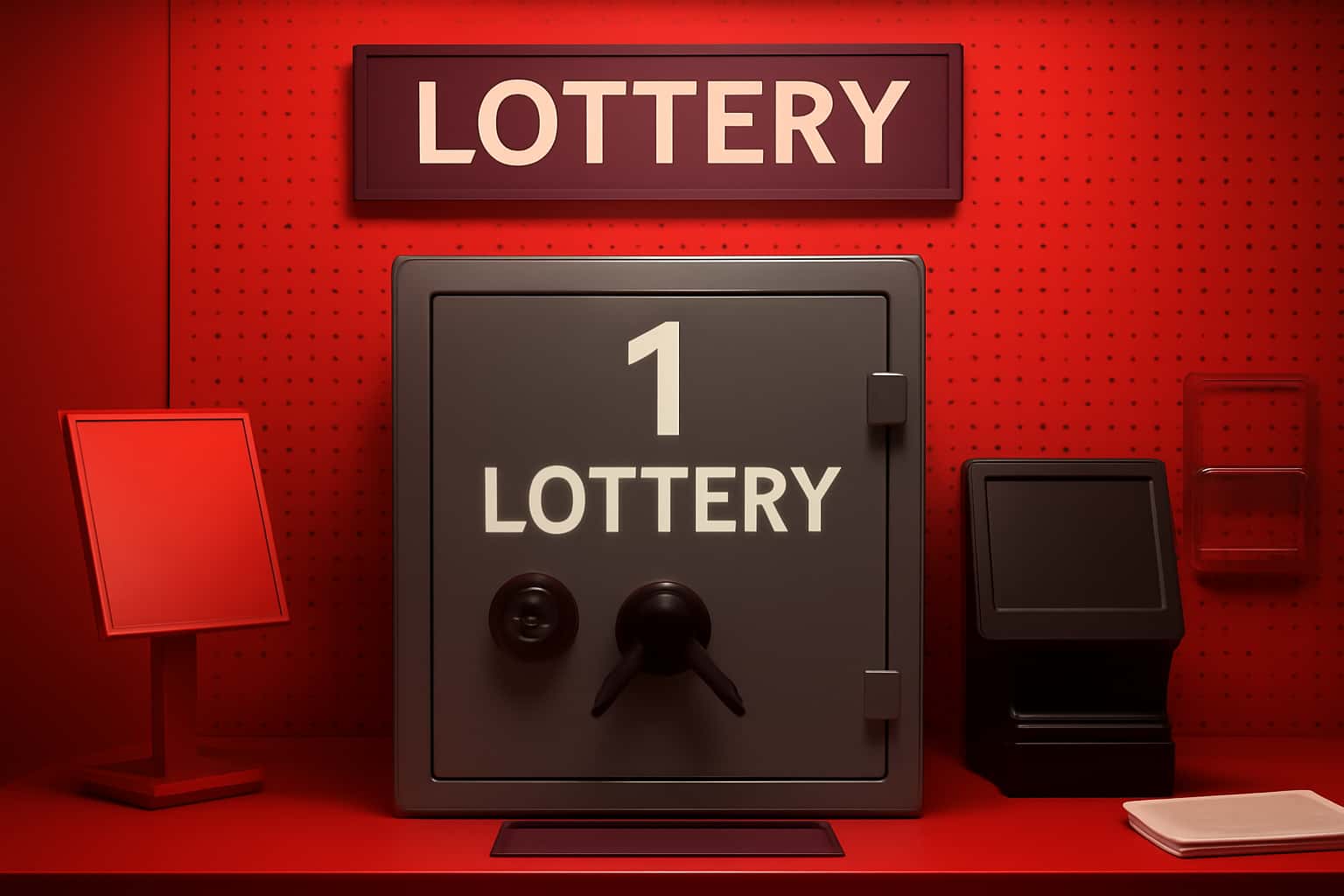 A secure access interface for 1 Lottery with emphasis on account safety.