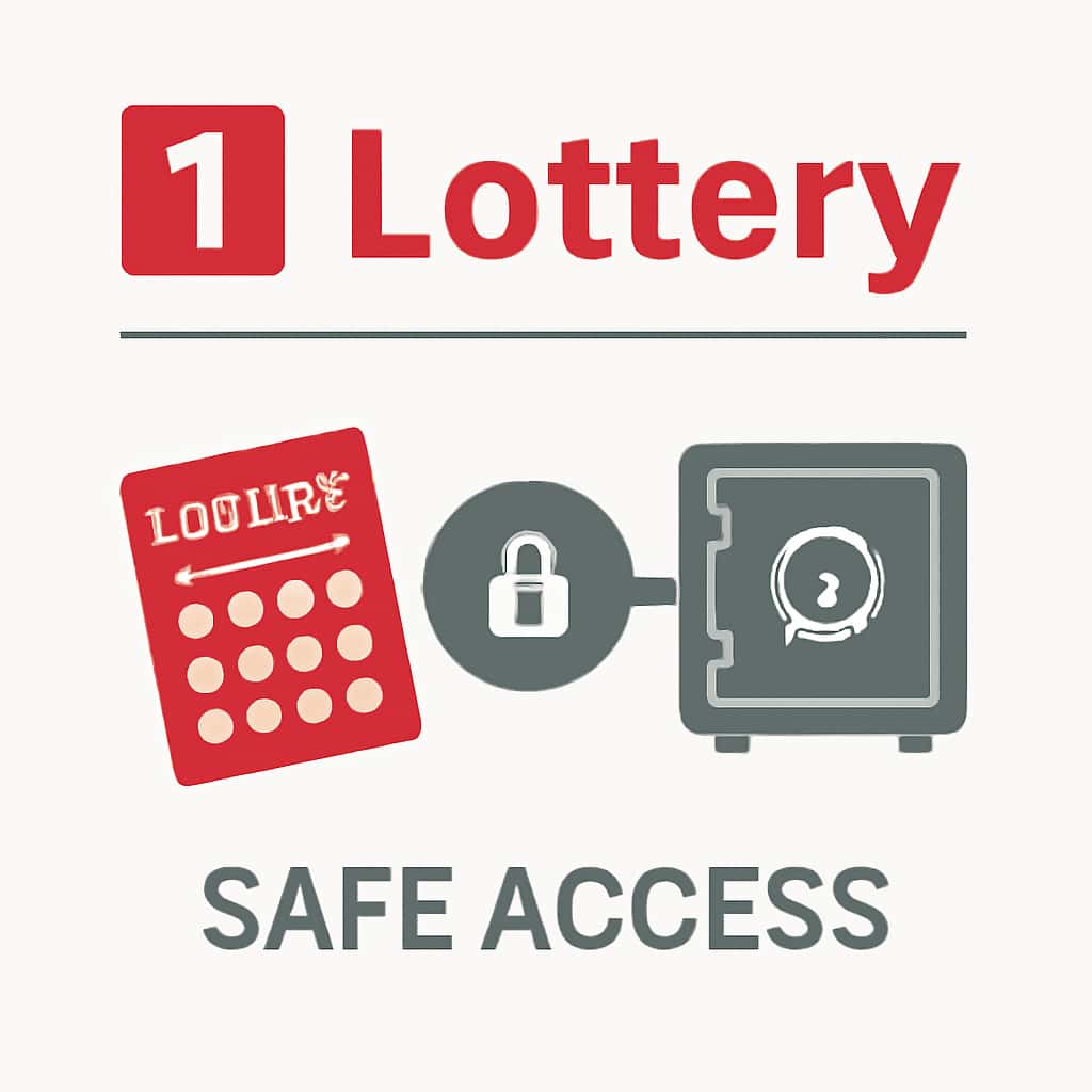 Diagram illustrating safe access protocols for 1 Lottery.