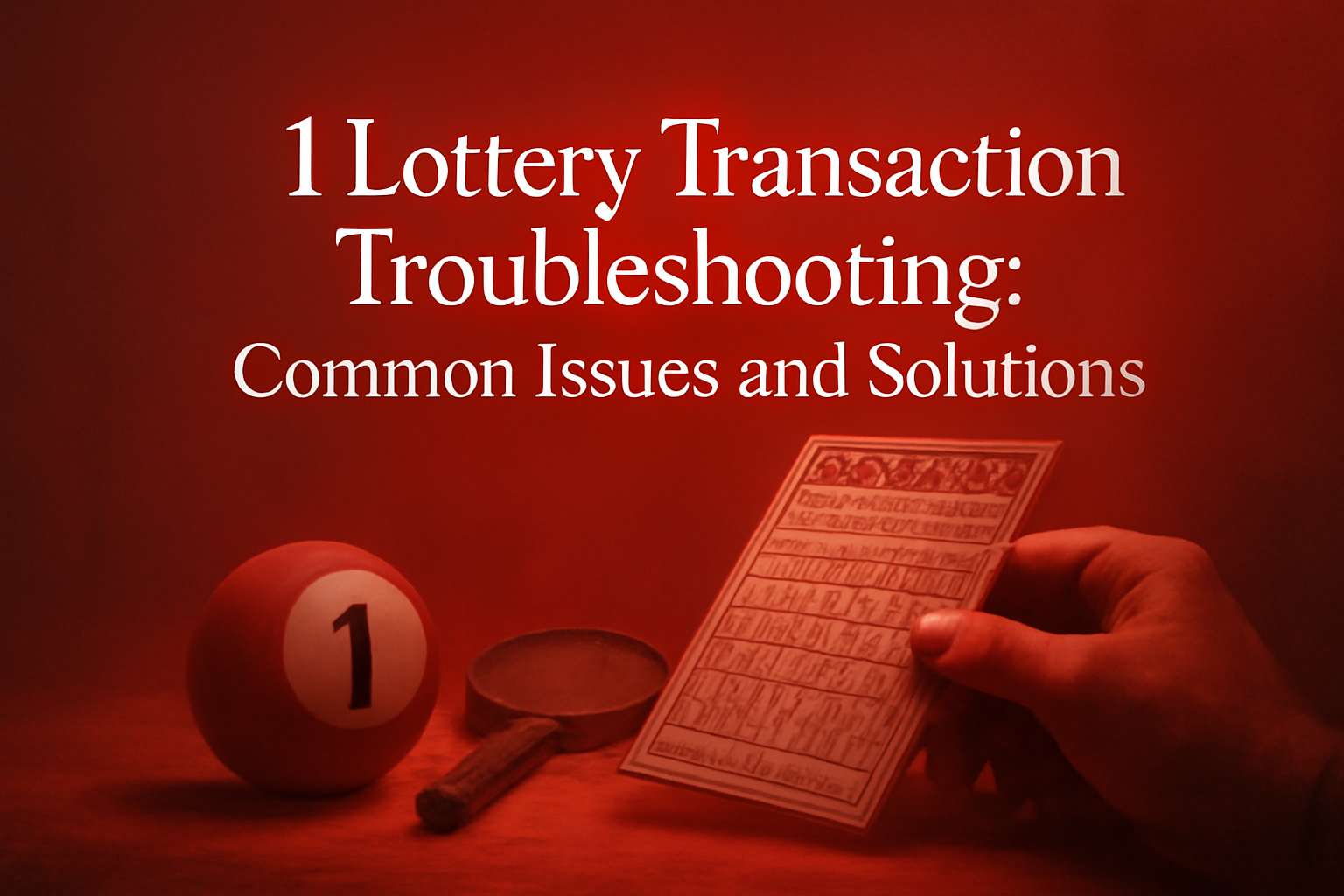 Informational scene showcasing the 1 Lottery Login Guide with relevant security features.