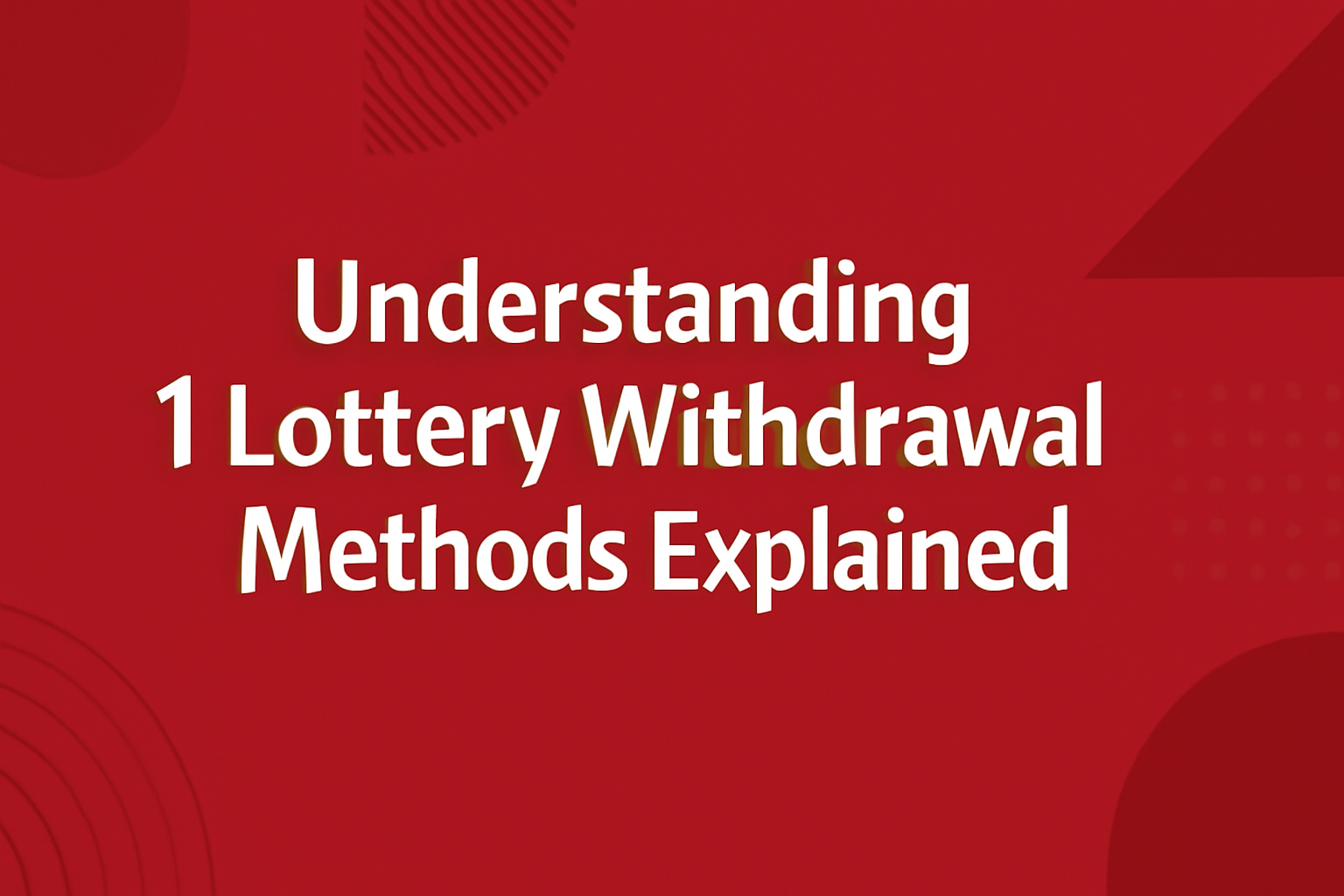 A visualization representing security measures for 1 Lottery accounts.