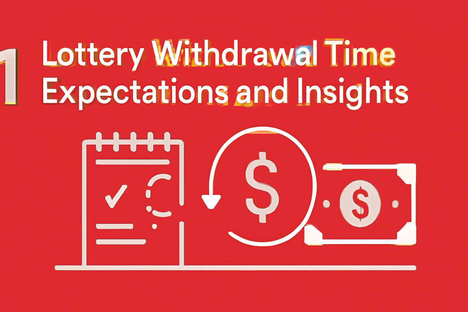 Visual representation of login troubleshooting for 1 Lottery services themed in #cf2326.