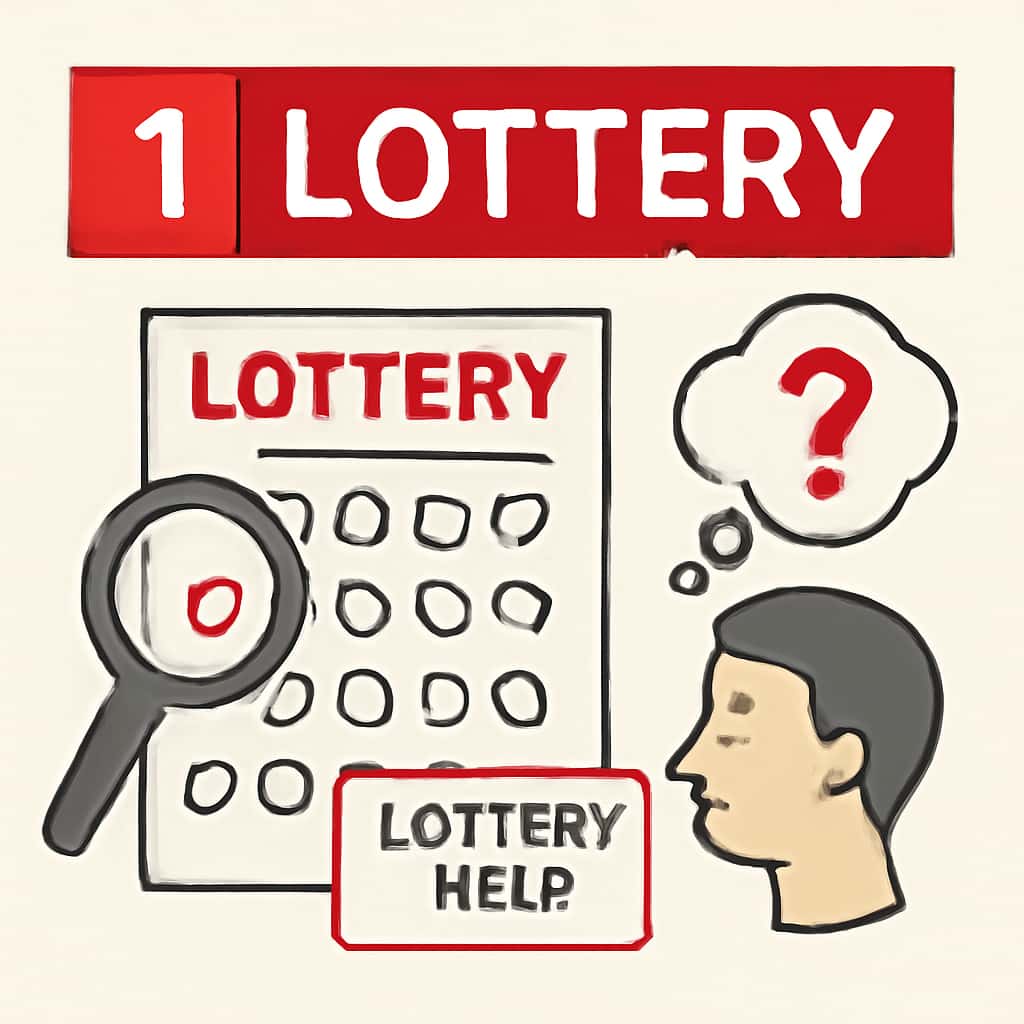 Diagram illustrating the steps involved in 1 Lottery Help.