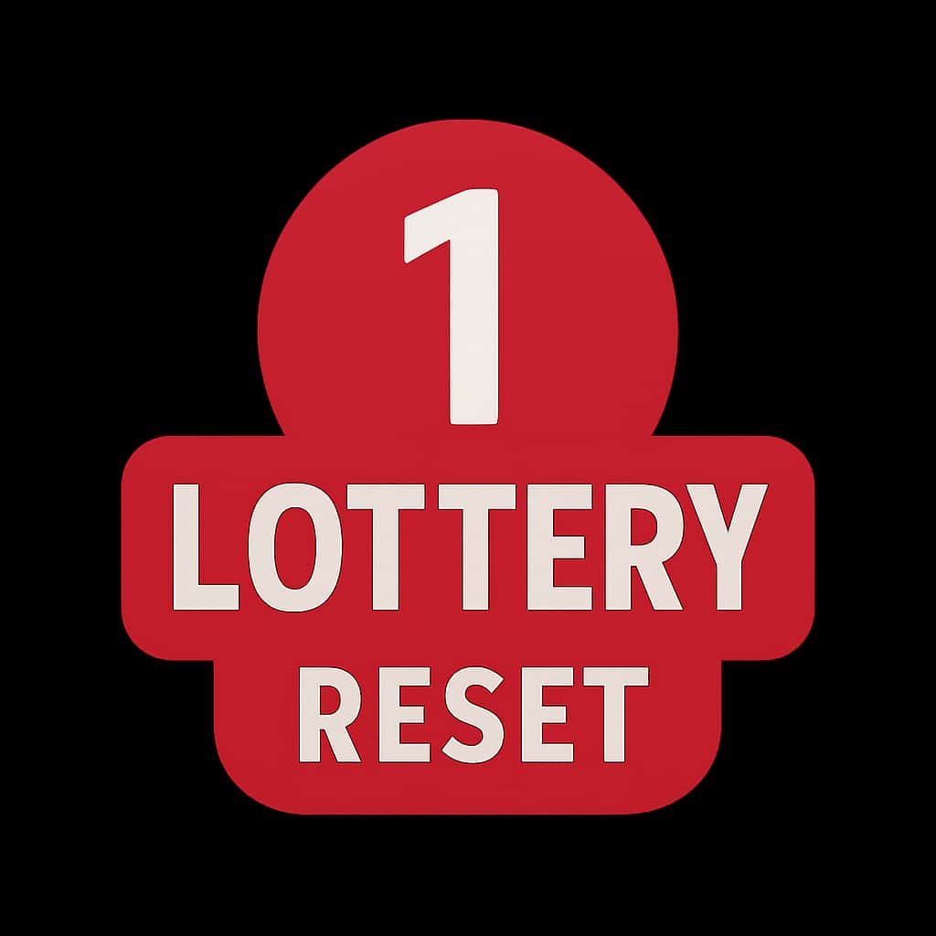 A professional guide icon depicting 1 Lottery Reset.