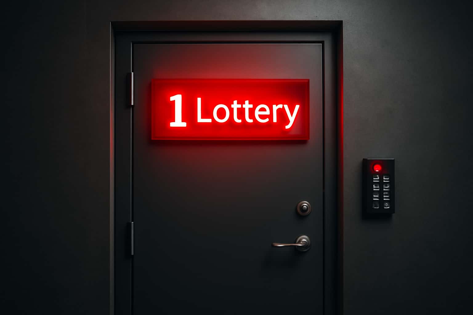 Image illustrating secure access to 1 Lottery.