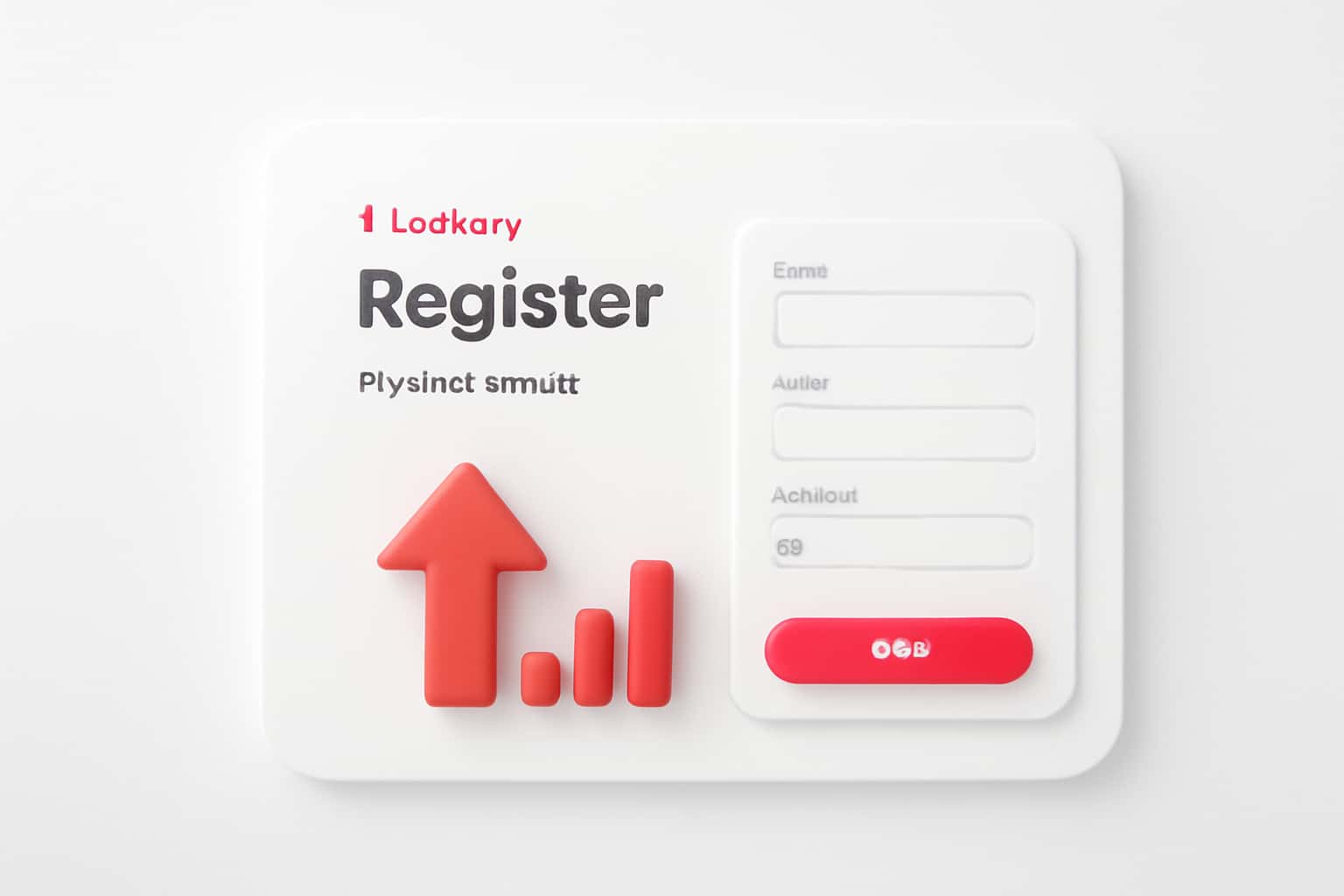 1 Lottery Register - New Account Interface